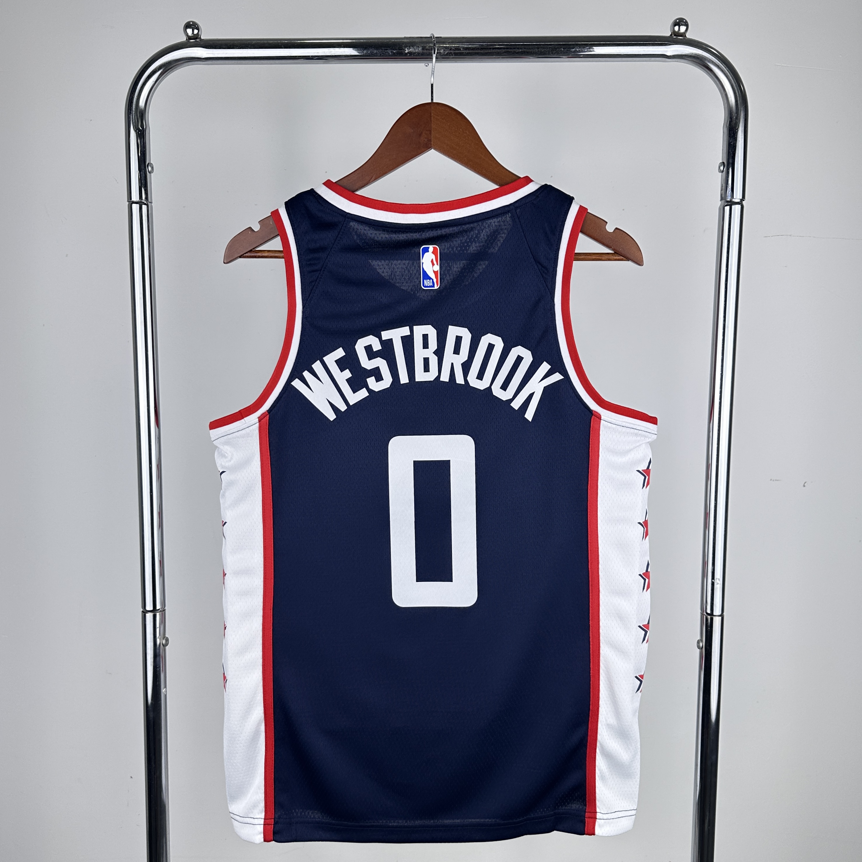 Men Los Angeles Clippers #0 Westbrook Blue City Edition Nike 2024 NBA Jersey